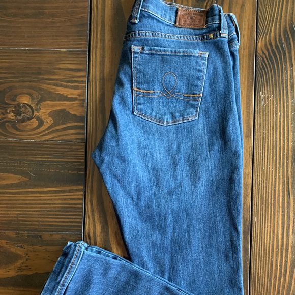 Lucky Brand Sofia Boot Cut Blue Jeans, Size 6/28 - Picture 1 of 8